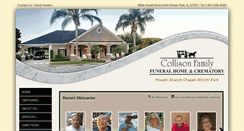 Desktop Screenshot of collisonfamilyfuneralhome.com